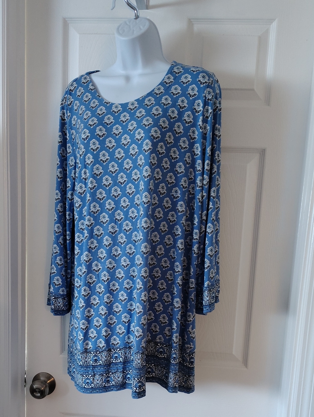 J. Jill Wearever Floral Tunic Large Tall